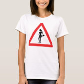 Kautionsprostitut (Attenzione Prostitute) T-Shirt (Vorderseite)