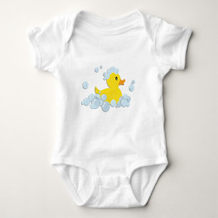 Kautschuk-Ducky in Blasen Baby Strampler