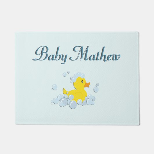 Kautschuk-Ducky in Blasen Fußmatte (Vorderseite)