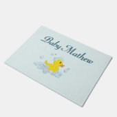 Kautschuk-Ducky in Blasen Fußmatte (Schrägansicht)
