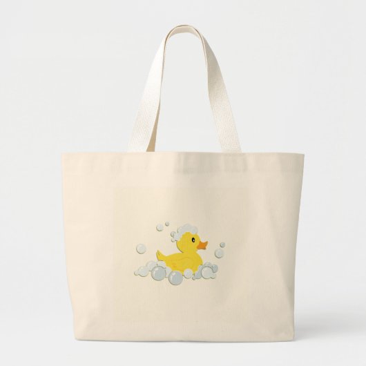 Kautschuk-Ducky in Blasen Jumbo Stoffbeutel (Vorne)