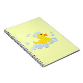 Kautschuk-Ducky in Blasen Notizblock (Rechte Seite)