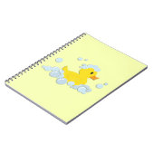 Kautschuk-Ducky in Blasen Notizblock (Linke Seite)