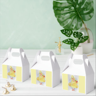 Kautschukente im Schwimmbad Geschenkschachtel