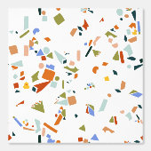 Kautschukente Modernes Illustriertes Terrazzo-Must Tapete (Vorderseite)