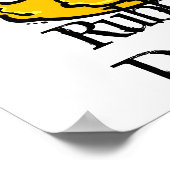 Kautschukküken Poster (Ecke)