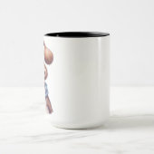 Kauziger Hund Tasse (Zentrum)
