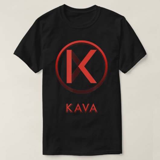 KAVA Crypto Token Dezentrales Finanz-Hund Block T-Shirt (Design vorne)