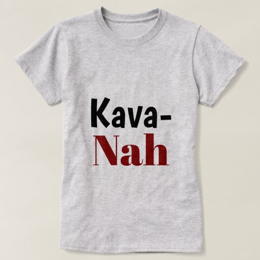 Kava-Nah Tshirt (Design vorne)