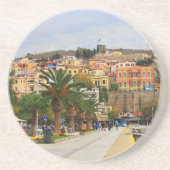 Kavala, griechischer Rundfunk-Untersetzer Getränkeuntersetzer (Vorne)