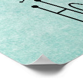 Kavalier King charles spaniel ruby Art Poster (Ecke)