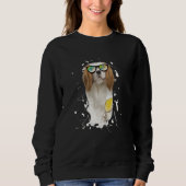 Kavalier König Charles Spaniel Funny Hund Sweatshirt (Vorderseite)