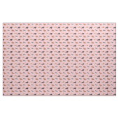 Kavalier König Charles Spaniel rosa Stoff (Yard (91,4 cm))