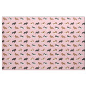 Kavalier König Charles Spaniel rosa Stoff (Fat Quarter (45,7 x 55,9 cm))