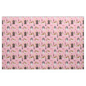 Kavalier König Charles Spaniens Weinrosa Stoff (Fat Quarter (45,7 x 55,9 cm))