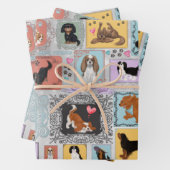 Kavalier König Charles Spanier Geschenkpapier Set (Beispiel)