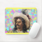 Kavalier mit farbigem Hut Mousepad (Mit Mouse)