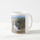 "Kavaliere am Strand" Tasse (VorderseiteRechts)