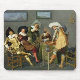Kavaliere in einer Taverne Mousepad