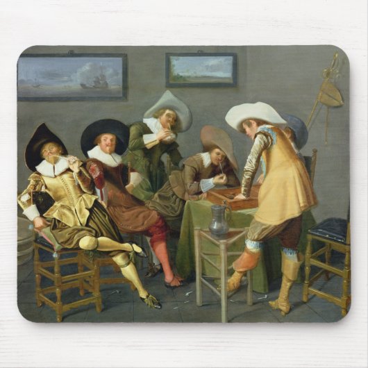 Kavaliere in einer Taverne Mousepad (Vorne)