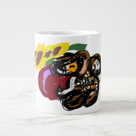 Kavaliershund Sonnenblumen Jumbo-Tasse