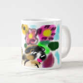Kavalierspaniel  Jumbo-Tasse (Vorderseite Rechts)