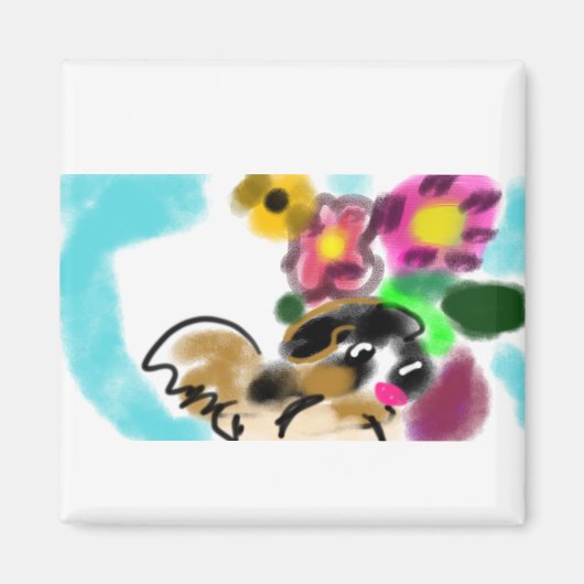 Kavalierspaniel magnet (Vorne)