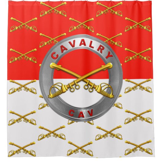Kavallerie Duschvorhang (Vorderseite)