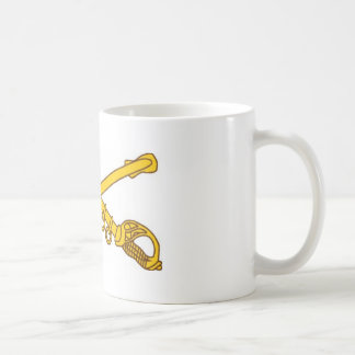 Kavallerie gekreuzte Säbel Kaffeetasse