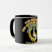 Kavallerie-schwarzer Kaffee-Tasse ArtisticVegas US Tasse (Vorderseite Links)