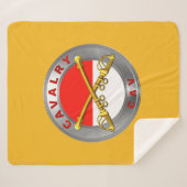 Kavallerie Sherpadecke (Vorderseite (Horizontal))