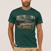 Kavallerie-Truppe auf Redwood Tree Men's Shirt (Vorderseite)