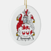 Kavanagh Familienwappen Keramikornament (Rechts)