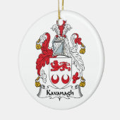 Kavanagh Familienwappen Keramikornament (Links)