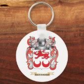 Kavanagh-Wappen (Familienwappen) Schlüsselanhänger (Vorderseite)