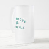 Kavanaghs irischer Pub Mattglas Bierglas (Vorderseite Links)