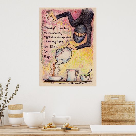 @KaveyFs irkafirka-Druck Poster (Küche)