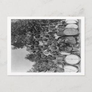 Kavirdos mit Speeren und Schilden Fotografie Postkarte