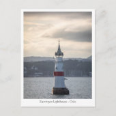 Kavringen Lighthouse Oslo Postkarte (Vorderseite)