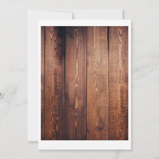 Kavya & Lina's Rustikale Hochzeit am 30. September Einladung (Rückseite)