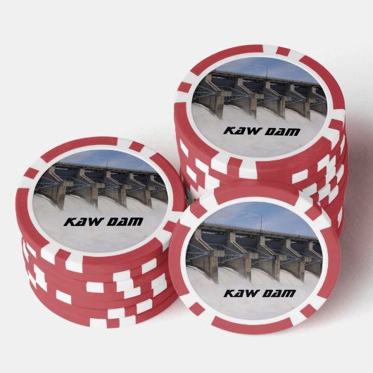 Kaw Dam Pokerchips (Stapel)