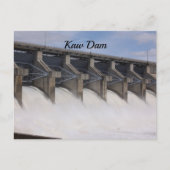 Kaw Dam Postcard Postkarte (Vorderseite)