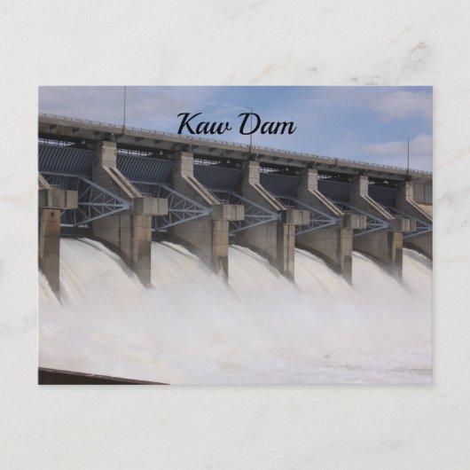 Kaw Dam Postcard Postkarte (Vorderseite)
