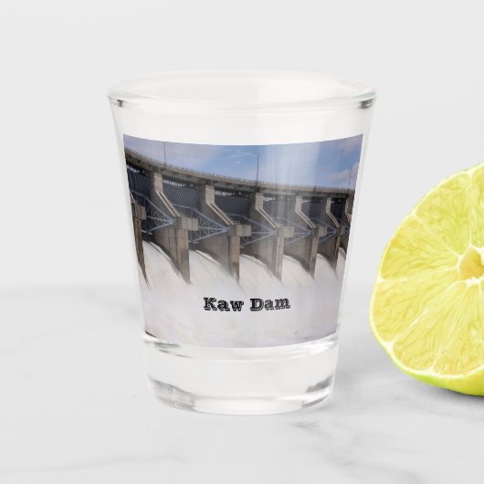 Kaw Dam Shot Glass Schnapsglas (Vorderseite)