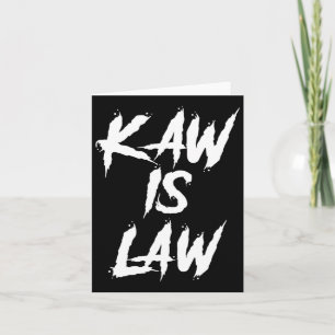 Kaw is Law Battlehawks St. Louis Football Tailgate Karte