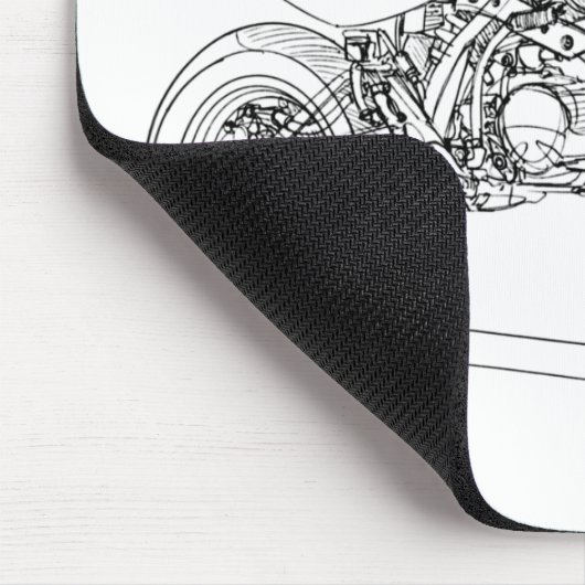 Kaw KSR 110 Mousepad (Ecke)