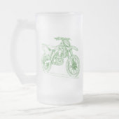 Kaw KX450F 2010 Mattglas Bierglas (Links)