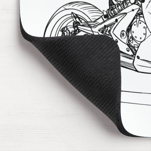Kaw Ninja 650r ER6f 2008 Mousepad (Ecke)