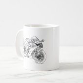 Kaw Ninja ZX10R 2016 Kaffeetasse (Vorderseite Links)