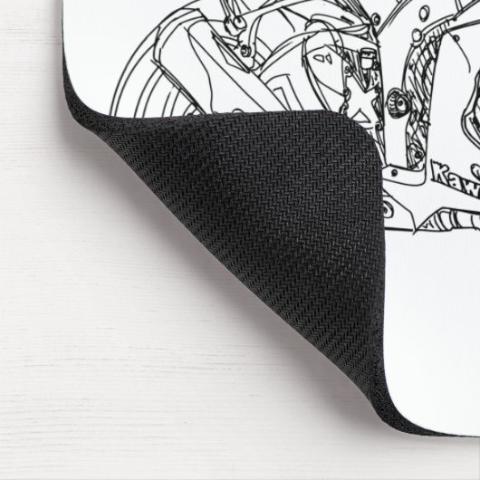 Kaw Ninja ZX10R 2016 Mousepad (Ecke)